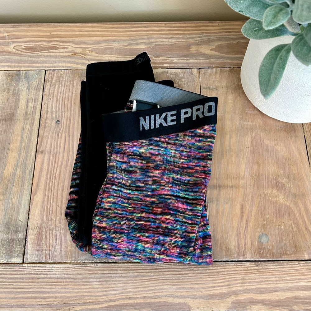 Nike Pro Hyperwarm Multicolor Leggings